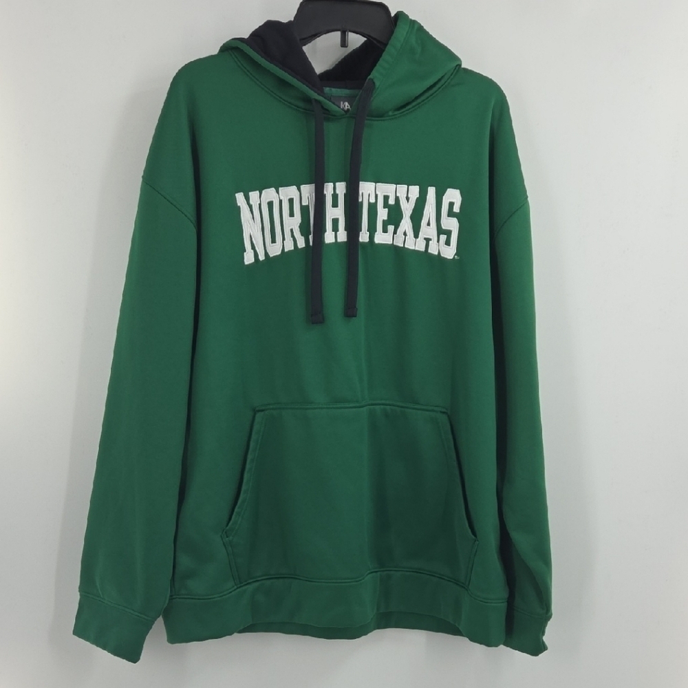 North Texas Green and White Hoodie